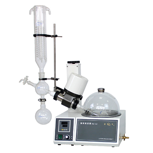 上海亞榮RE-52旋轉蒸發器 旋轉蒸發儀0.5-2升 手輪升降，溫度數顯